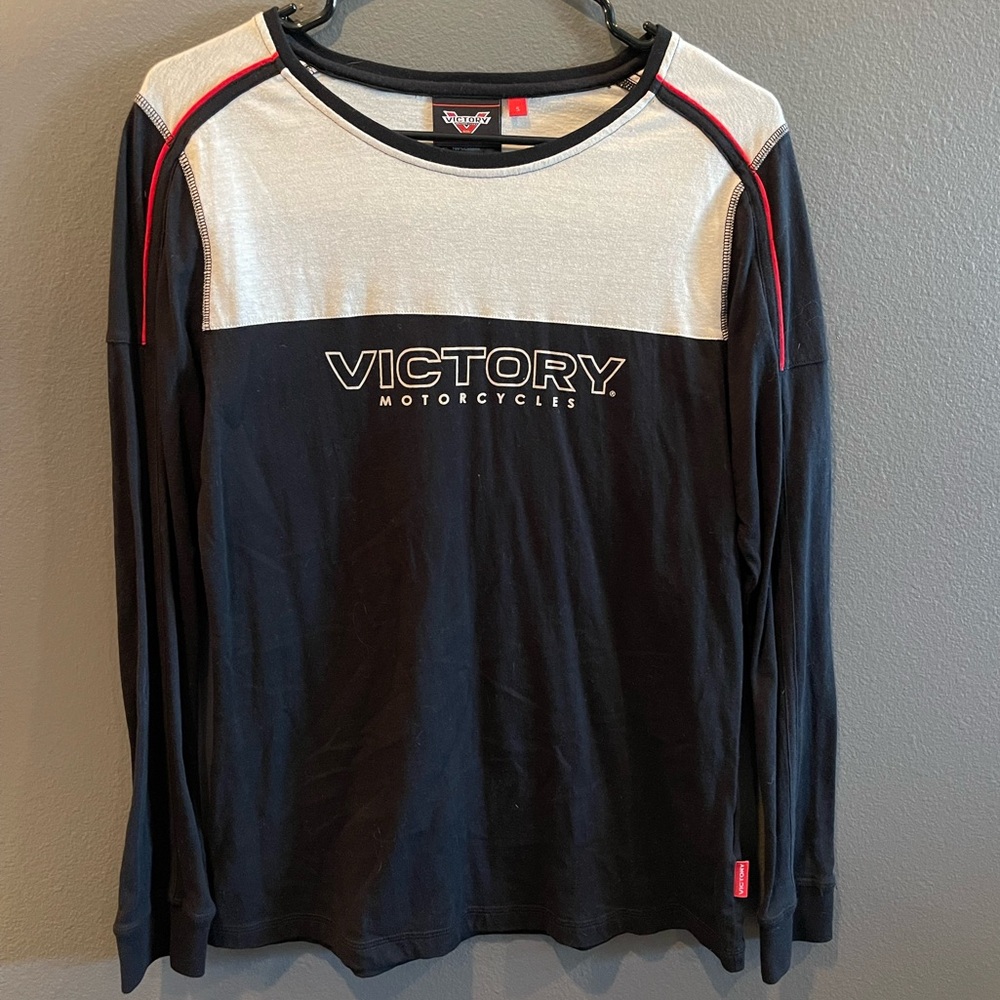 Victory Motorcycles Black and White T-Shirt